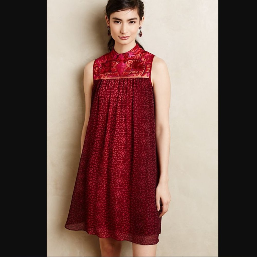 Niki Mahajan Amara Swing Dress - Anthropologie